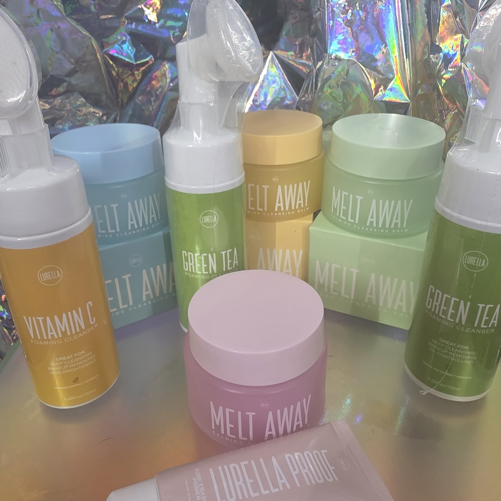 Lurella Skincare Set with Vitamin C and Green Tea Bundle-  7 ITEMS IN ALL